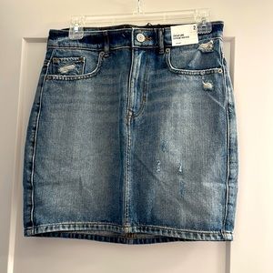 Express vintage extreme high rise mini skirt